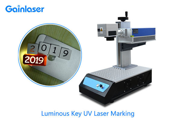 2000mm/S ± 0.01mm Portable Laser Marking Machine For Glass