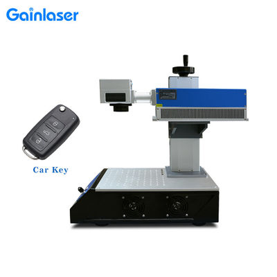 15ns Nameplate DPSS UV Laser Marking Machine 30KHz With Rotate Column