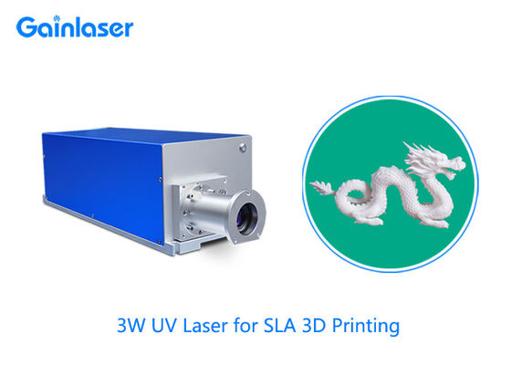 स्टीरियोलिथोग्राफी 3 डी प्रिंटिंग के लिए 355nm 3W यूवी लेजर